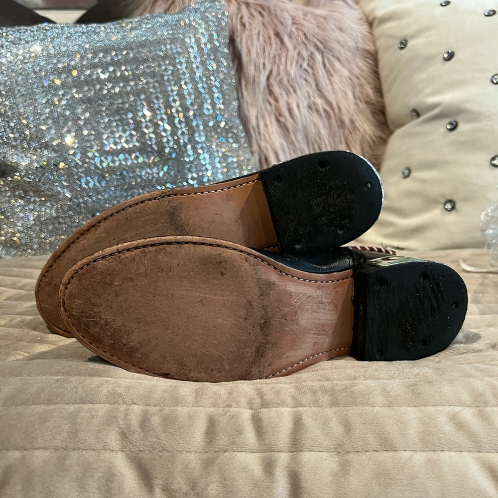 Old West Women's BLACK Western Boot Size 8 - Picture 5 of 7